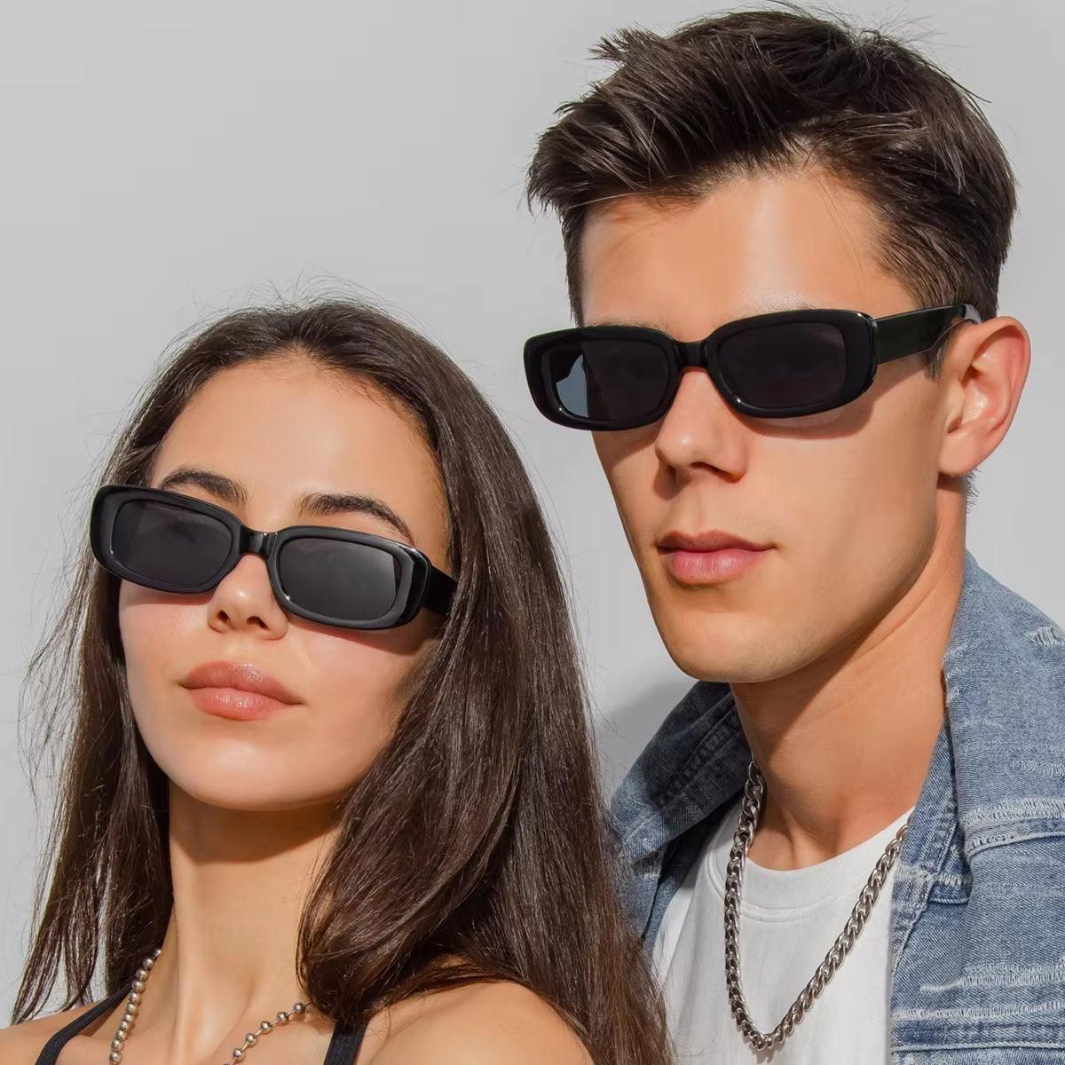 4-Piece Small Square Sunglasses Set in Four Colours