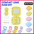 Pocket Plastic Mini Contact Lens Case Kit Outdoor Travel Holder Mirror Container - Pink