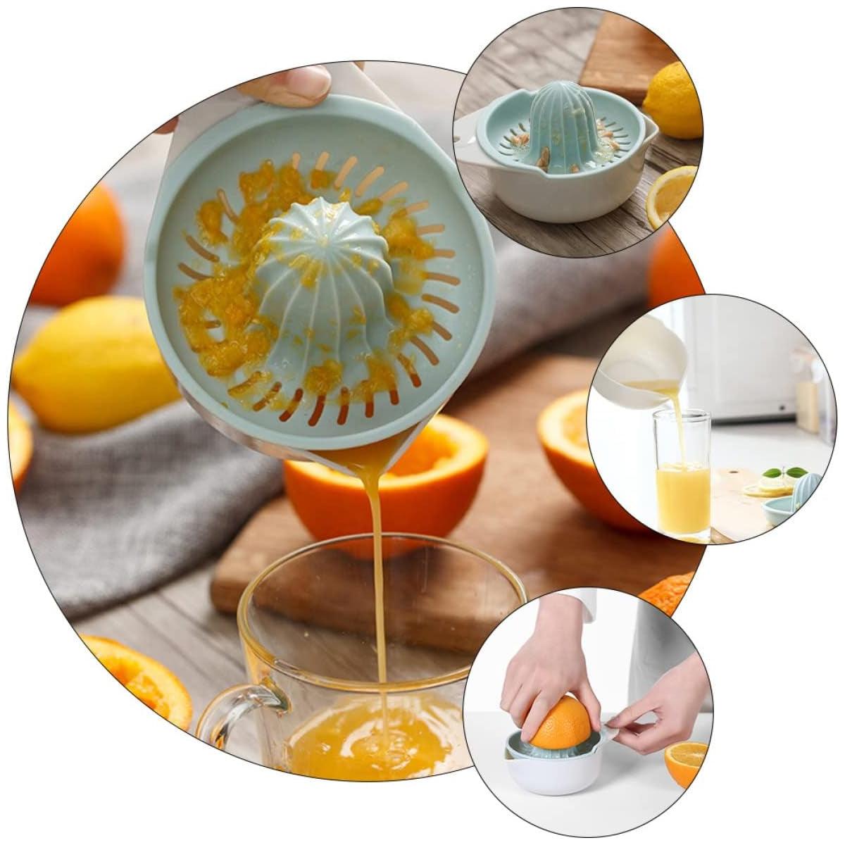 2PCS Home Use Lemon Press Manual Juicer Portable Citrus Squeezer