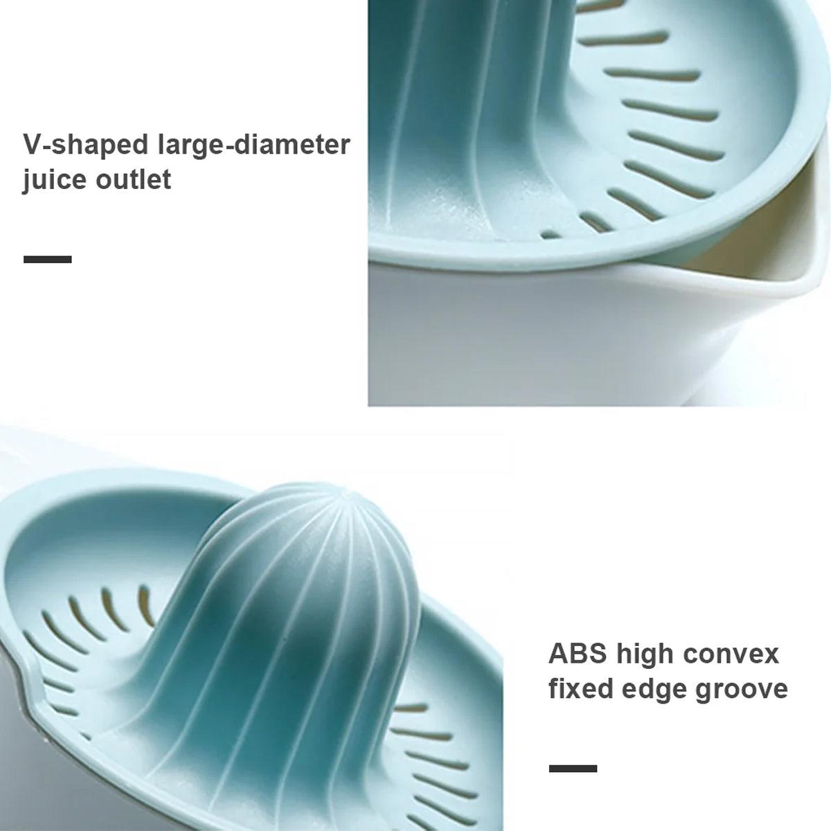 2PCS Home Use Lemon Press Manual Juicer Portable Citrus Squeezer