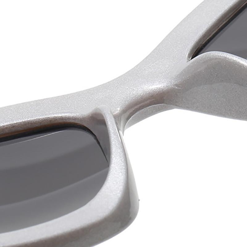 Men Sunglasses Polarized Glasses Driving Sports Outdoor Sport Fishing Eyewear - Sliver/Black