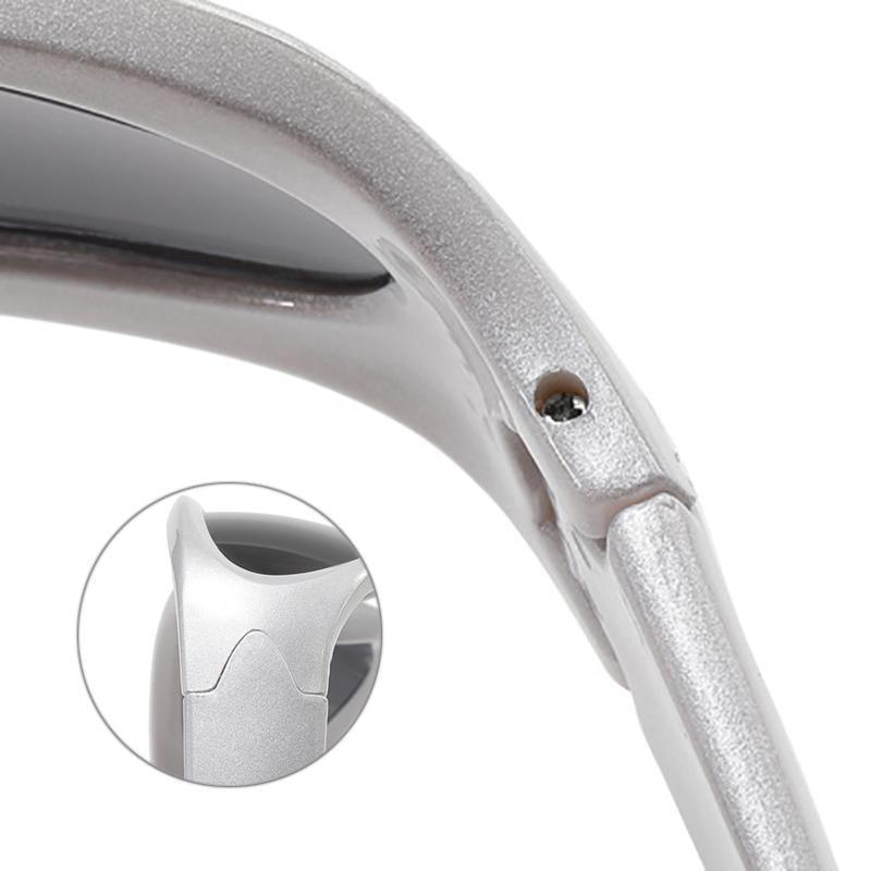 Men Sunglasses Polarized Glasses Driving Sports Outdoor Sport Fishing Eyewear - Sliver/Black