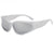 Men Sunglasses Polarized Glasses Driving Sports Outdoor Sport Fishing Eyewear - Sliver/Black