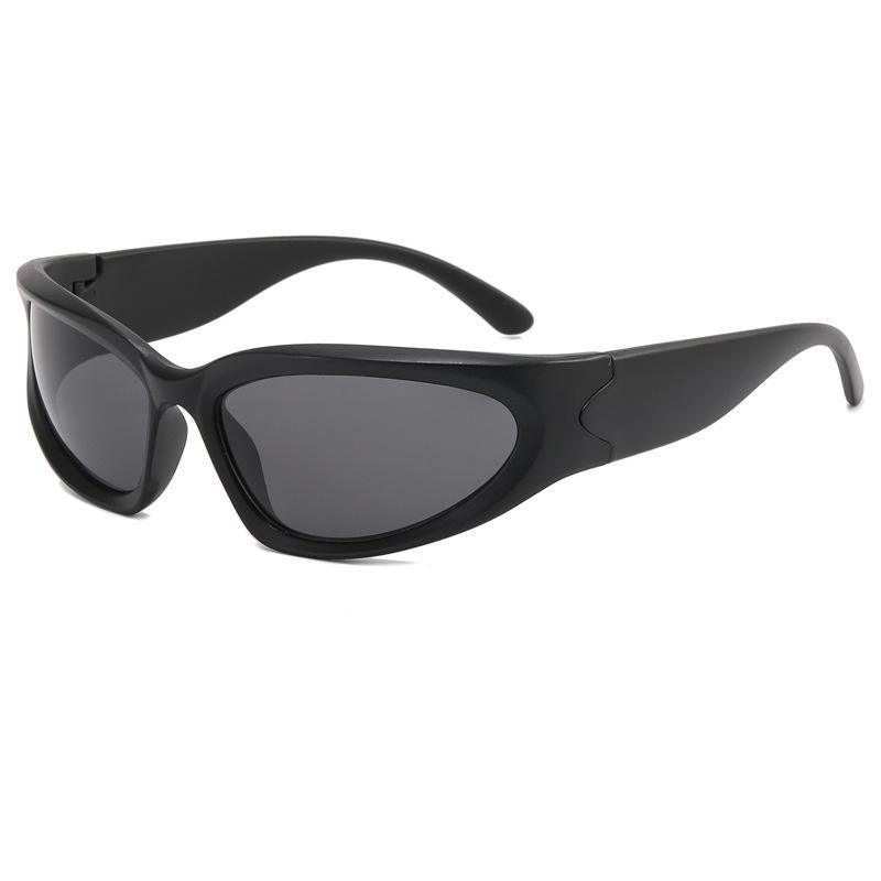 Men Sunglasses Polarized Glasses Driving Sports Outdoor Sport Fishing Eyewear - Black/Dark Grey