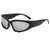 Men Sunglasses Polarized Glasses Driving Sports Outdoor Sport Fishing Eyewear - Black/Dark Grey