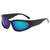 Men Sunglasses Polarized Glasses Driving Sports Outdoor Sport Fishing Eyewear - Black/Dark Grey