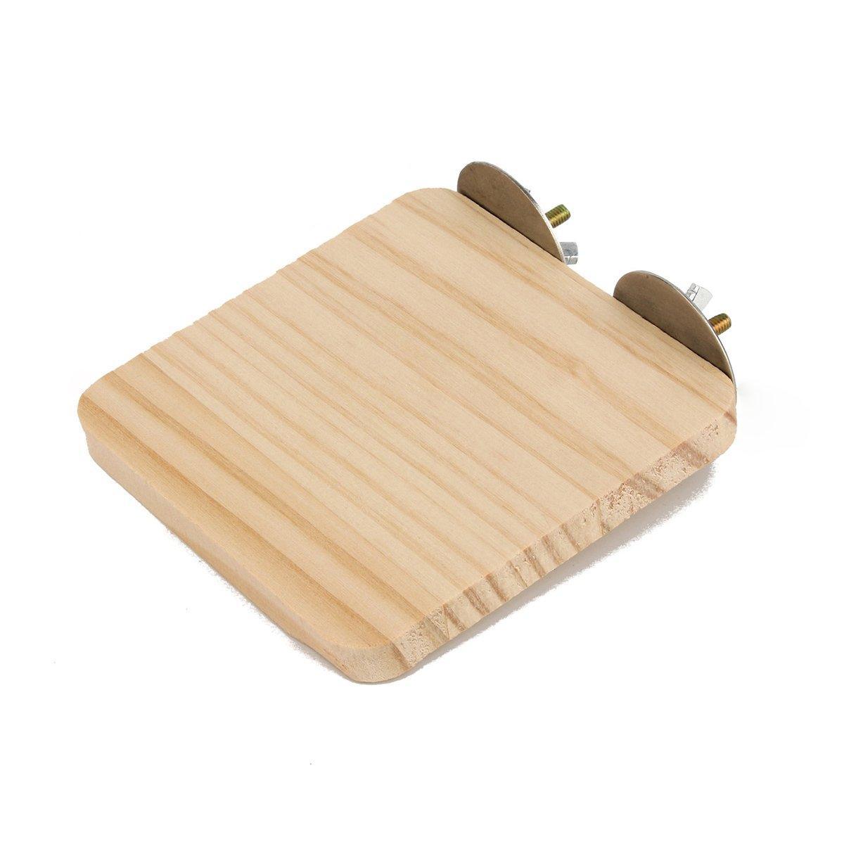 Hamster Parrot Play Stand Jump Platform Squirrel Cage Accessories Gear Pet Toy - A2101 (10*10*1.2cm)