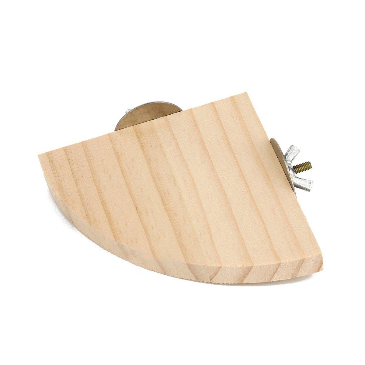 Hamster Parrot Play Stand Jump Platform Squirrel Cage Accessories Gear Pet Toy - A2109 (9.5*9.5*1.5cm)