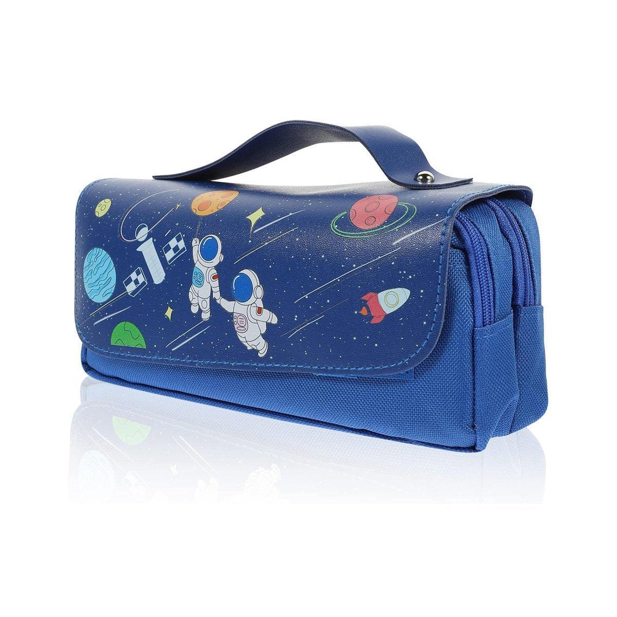 Functional Pencil Case Stationery Bag Pen Holder Storage Organizer for School - 02