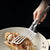 Stainless Steel Steak Tongs Multi-Functional Kitchen Tool for BBQ and Fried Fish