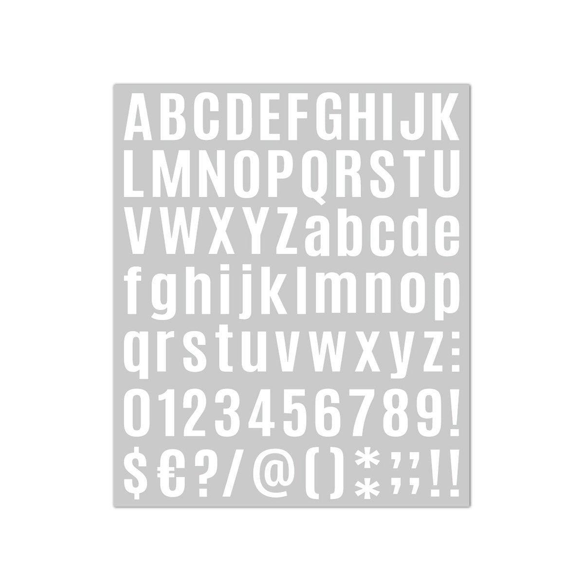 10pcs Letter Stickers Colorful DIY Scrapbooking Water Bottle Greeting Cards - Light Blue