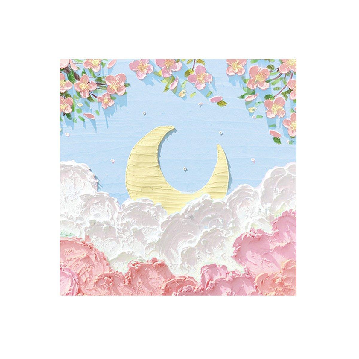 800 Sheets Colorful Oil Painting Sticky Notes Memo Pads Self-Adhesive Notes - 4#