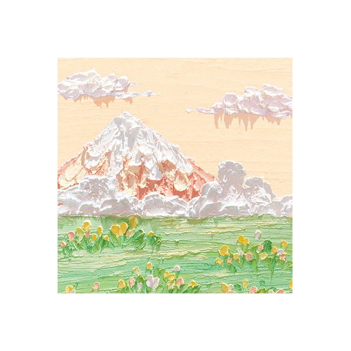 800 Sheets Colorful Oil Painting Sticky Notes Memo Pads Self-Adhesive Notes - 8#