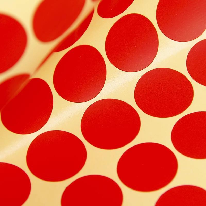 8mm to 50mm Round Dot Stickers Coloured Paper Labels Circles Dot Adhesive Sticky - 13mm 132 Dots -16 Sheets
