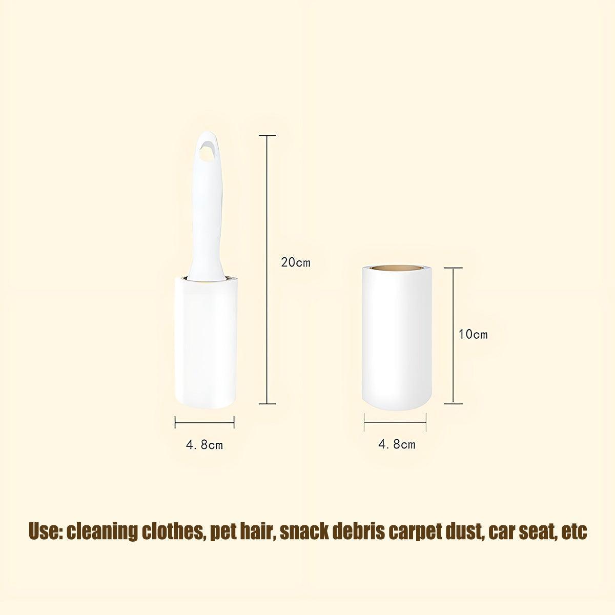 Lint Roller With Refills Sticky Remover Pet Dog Hair Clothes Sofa Dust Cleaning