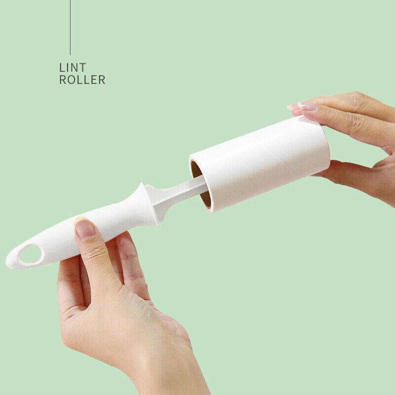Lint Roller With Refills Sticky Remover Pet Dog Hair Clothes Sofa Dust Cleaning