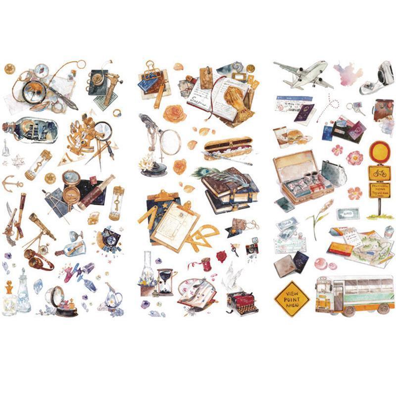 15-Style Creative Student Graffiti Sticker Set Small Fresh Sticker - E-Cute Pet