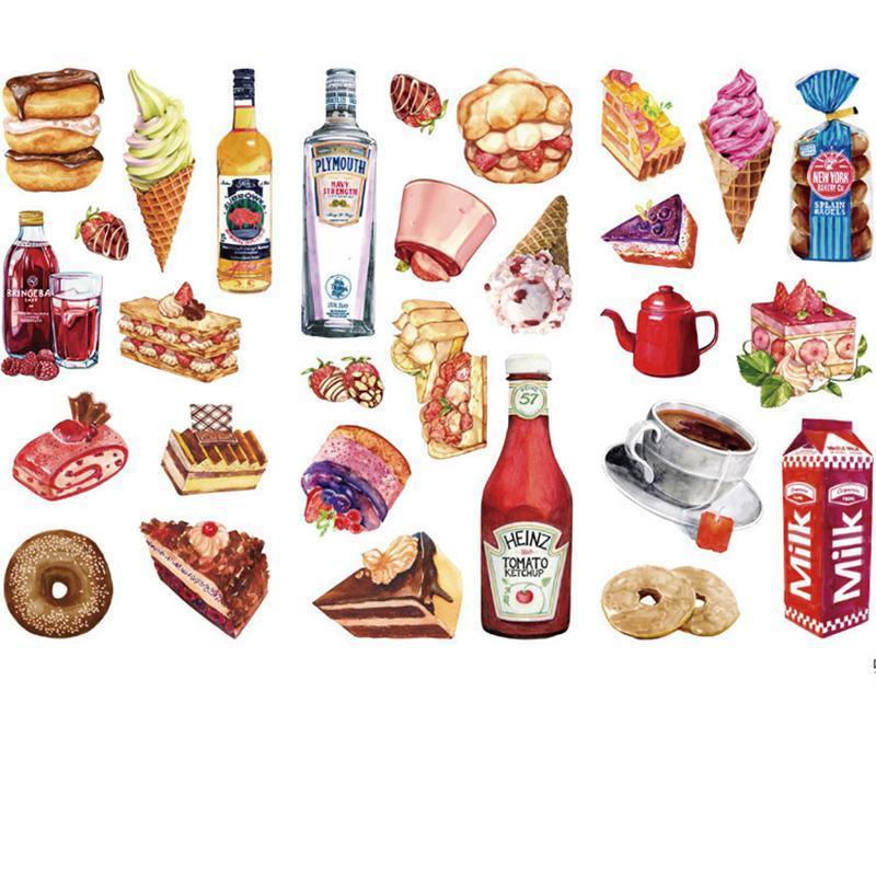 15-Style Creative Student Graffiti Sticker Set Small Fresh Sticker - E-Cute Pet