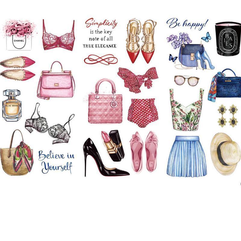 15-Style Creative Student Graffiti Sticker Set Small Fresh Sticker - I-Young Lady Of Note