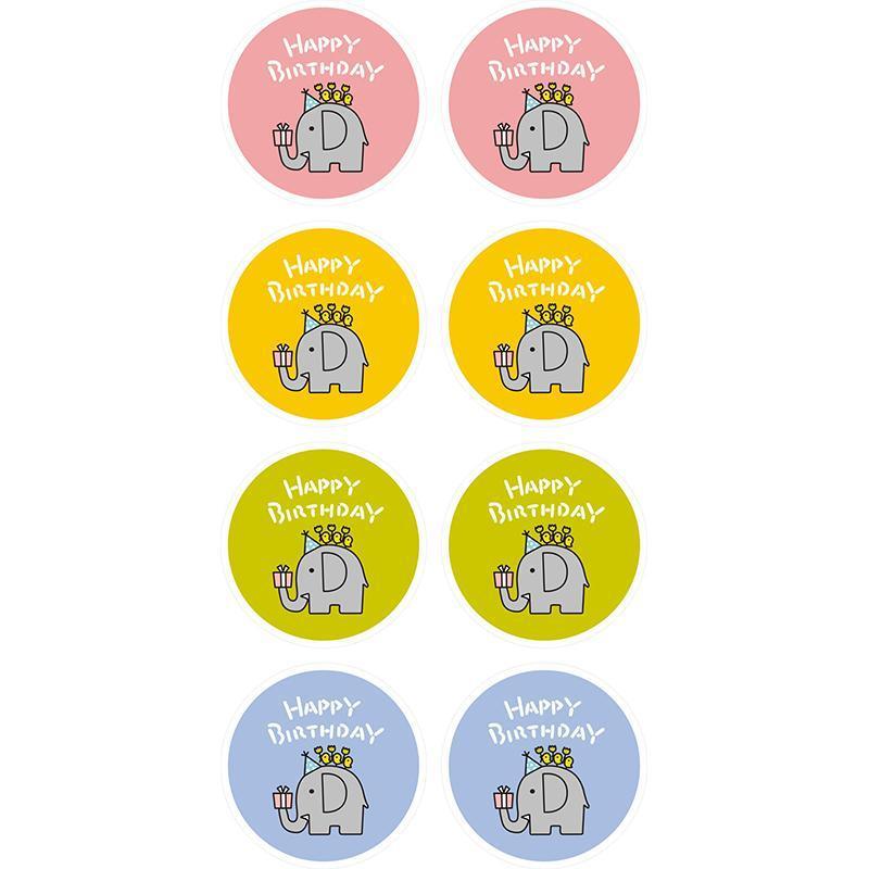 UP TO 80PCS Stickers Labels Thank You Stickers Gift Wrapping Craft Scrapbook DIY - 12*5PCS Style 4