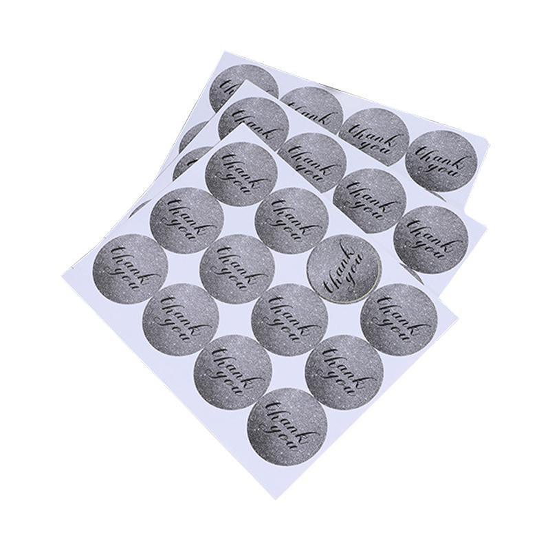 UP TO 80PCS Stickers Labels Thank You Stickers Gift Wrapping Craft Scrapbook DIY - 12*5PCS Style 4