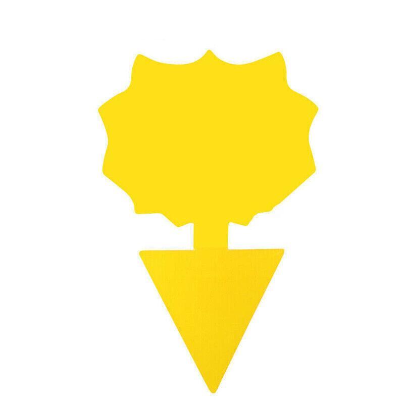 10X Dual Sided Sticky Trap Insect Killer Whitefly Thrip Fruit Fly Gnat - Butterfly 10PCS