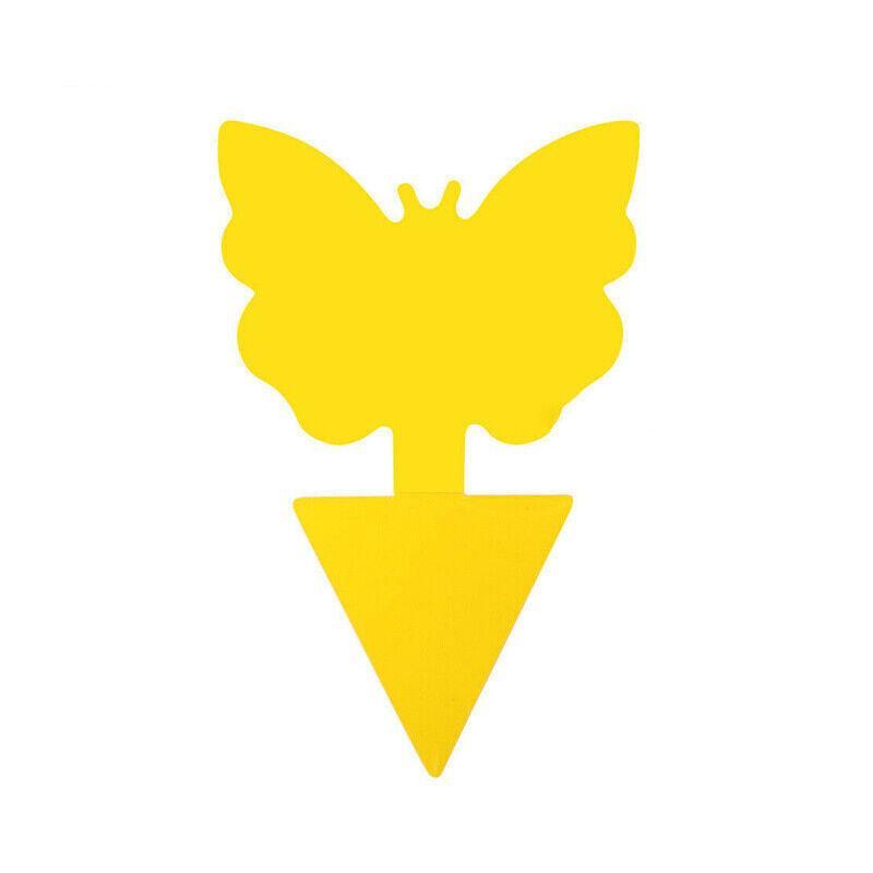 10X Dual Sided Sticky Trap Insect Killer Whitefly Thrip Fruit Fly Gnat - Sunflower 10PCS