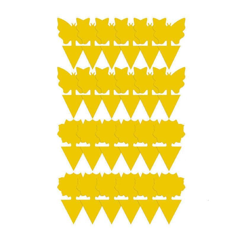 10X Dual Sided Sticky Trap Insect Killer Whitefly Thrip Fruit Fly Gnat - Sunflower 50PCS