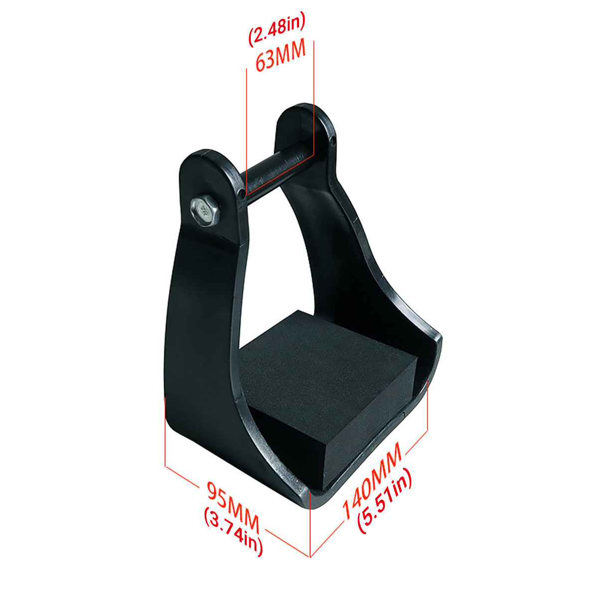 2pcs Plastic Stirrups Adjustable Horse Riding Equestrian Training Stable Riding