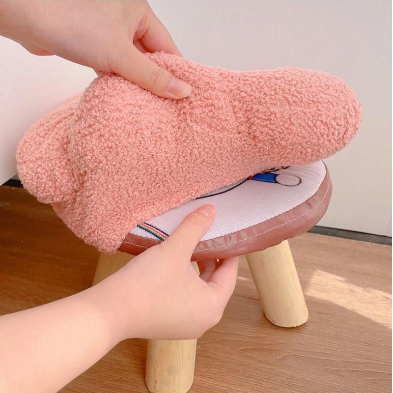 Small Flower Short Stool for Entryway or Living Room Shoe Bench or Footrest - Yellow