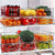 6pcs Transparent Fridge Organizer Storage Box for Kitchen and Food Organization