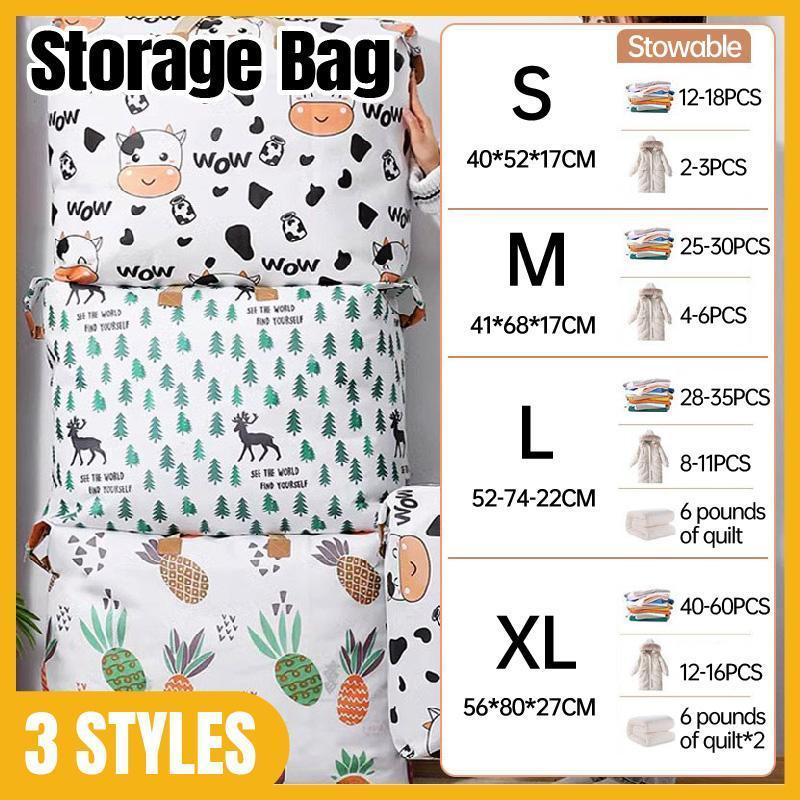 Multipurpose Quilt Storage Bags Waterproof Coated Fabric 4 Sizes Available - Pineapple 74*22*52cm