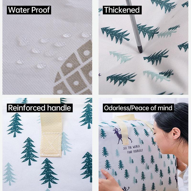 Multipurpose Quilt Storage Bags Waterproof Coated Fabric 4 Sizes Available - Pineapple 74*22*52cm