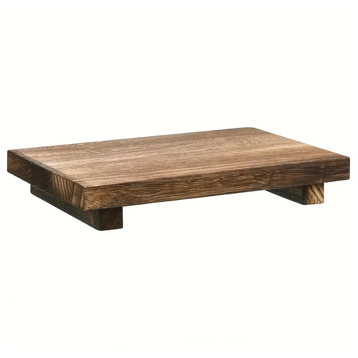 Wooden Raised Bathroom Display Tray