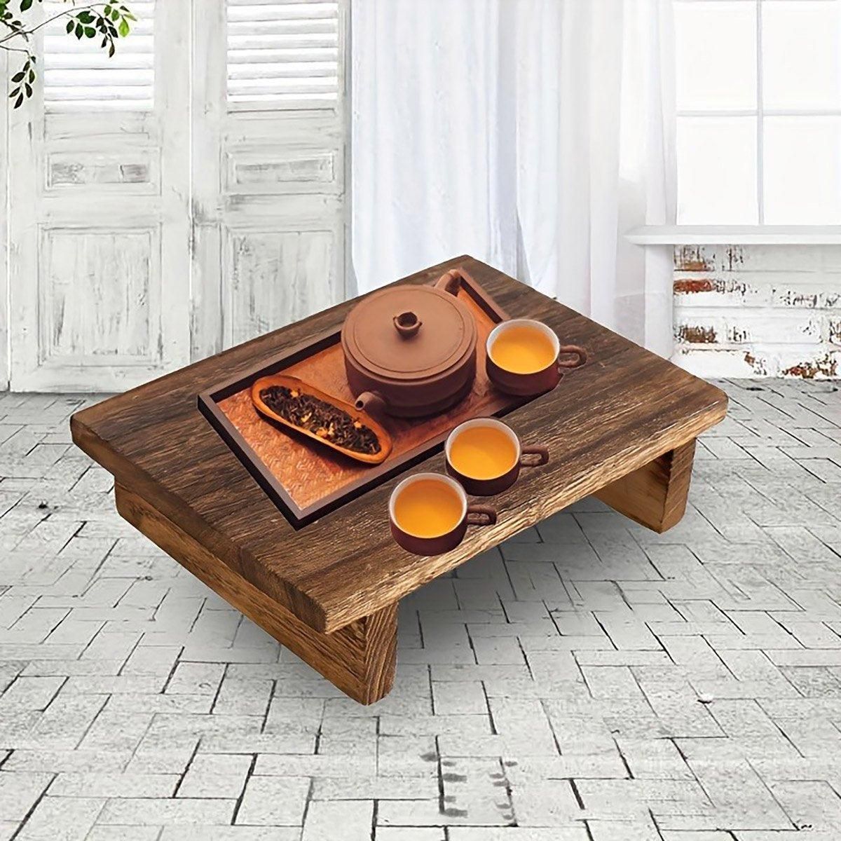 Wooden Raised Bathroom Display Tray