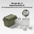 7pcs Portable Spice Bottle Set Travel BBQ Camping Storage Container Organizer