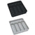 Expandable Cutlery Drawer Organizer Adjustable 6 Slot Kitchen Utensil Tray - Grey