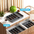 Expandable Cutlery Drawer Organizer Adjustable 6 Slot Kitchen Utensil Tray - Grey