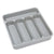 Expandable Cutlery Drawer Organizer Adjustable 6 Slot Kitchen Utensil Tray - Grey