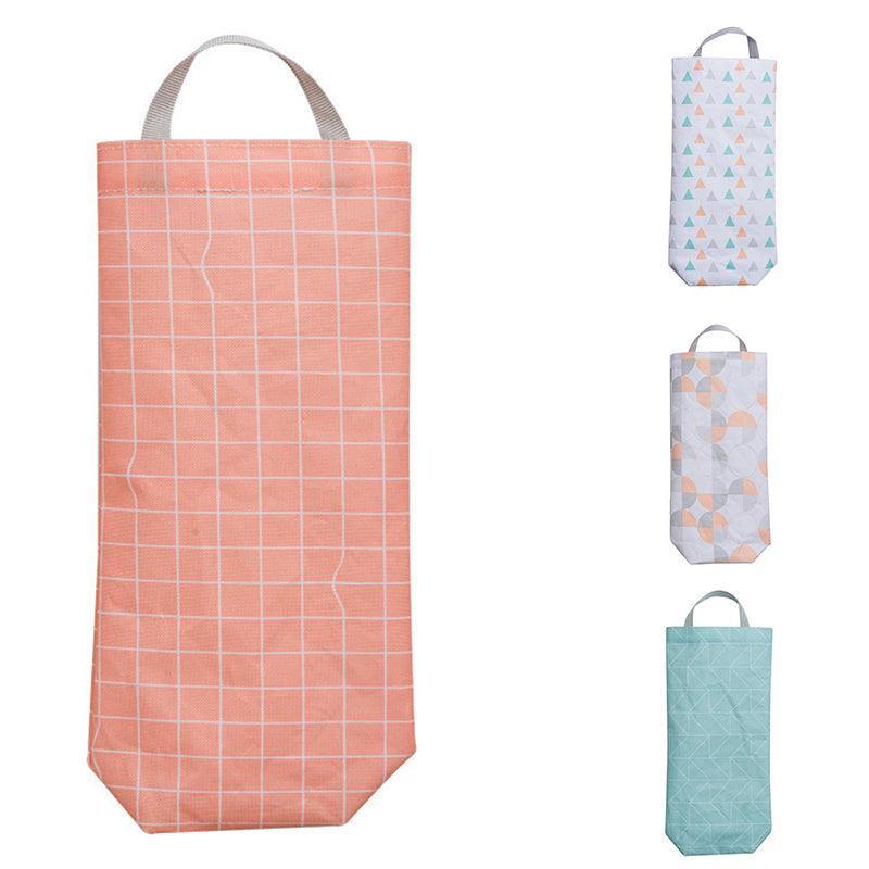 Plastic Bag Bags Hanger Organizer Storage Kitchen Trash Garbage Dispenser Holder - Green