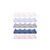 Fridge Organiser Wine Beer Stacking Bottle Rack Kitchen Space Saving Can Holder - Light Blue