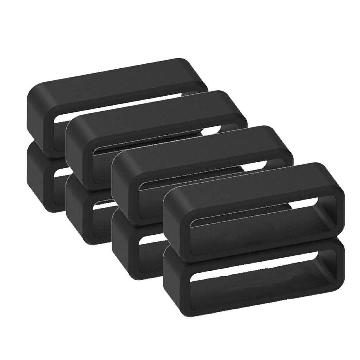 4/8pcs Watch Silicone Gel Ring Bracelet Rubber Bands for Men Women Fashion - 18mm-4pcs