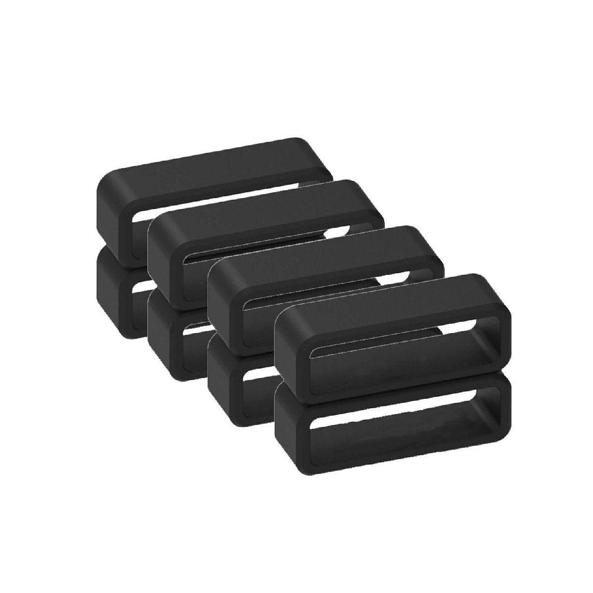 4/8pcs Watch Silicone Gel Ring Bracelet Rubber Bands for Men Women Fashion - 20mm-8pcs