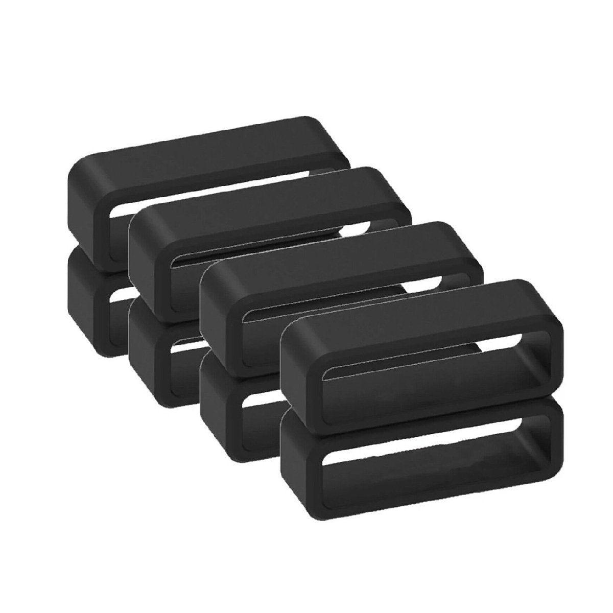 4/8pcs Watch Silicone Gel Ring Bracelet Rubber Bands for Men Women Fashion - 20mm-8pcs