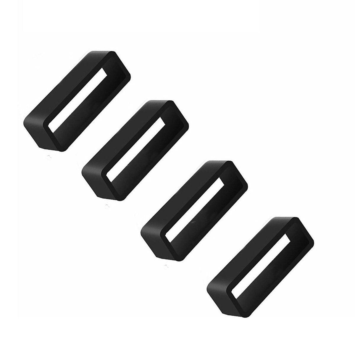 4/8pcs Watch Silicone Gel Ring Bracelet Rubber Bands for Men Women Fashion - 22mm-8pcs