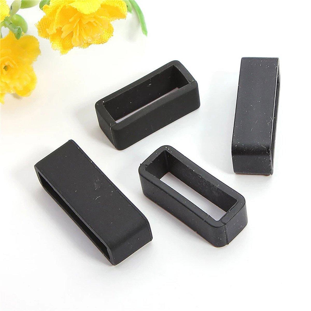 4/8pcs Watch Silicone Gel Ring Bracelet Rubber Bands for Men Women Fashion - 24mm-4pcs