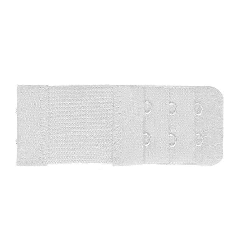 Maternity Strap Clip On Bra Extender Extension 2 Hooks Ladies Plus Size - White