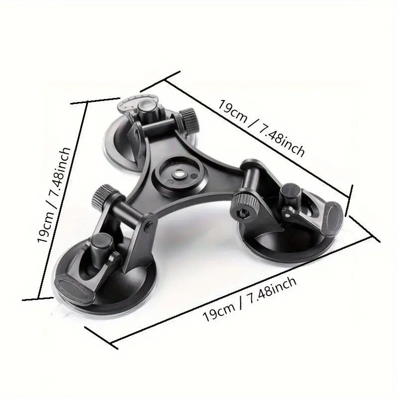 Sports Camera Accessories Three Legged Car Suction Cups Mounting Tool for Camera