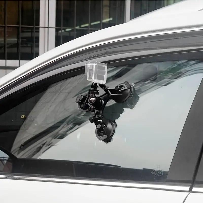 Sports Camera Accessories Three Legged Car Suction Cups Mounting Tool for Camera
