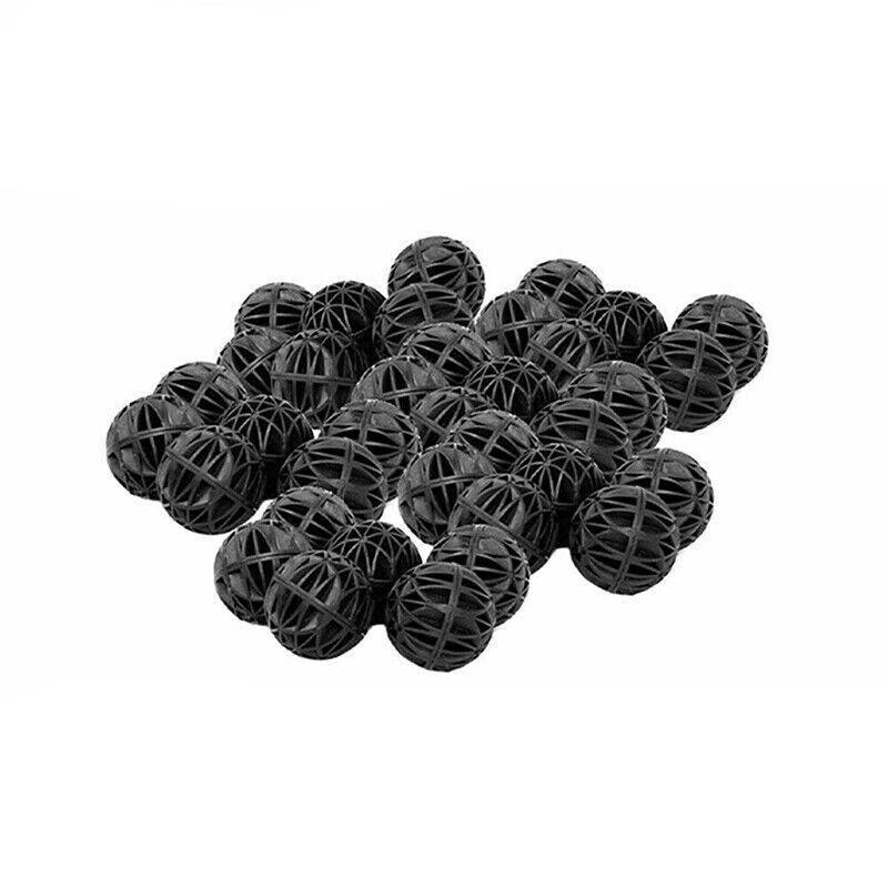 100-300X Bio Balls Aquarium Marine Fish Tank Pond Sump Filter Media Biological - Blue 100PCS
